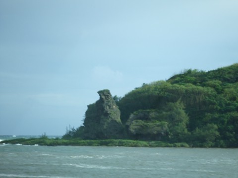 岩が熊の形に見えるのでベーアズロックです。