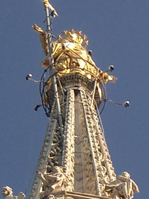 黄金のマリア像